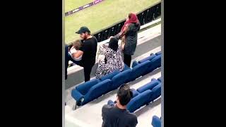 Shahid afridi watching match with Ansha Afridi | #ShahidAfridi #shorts