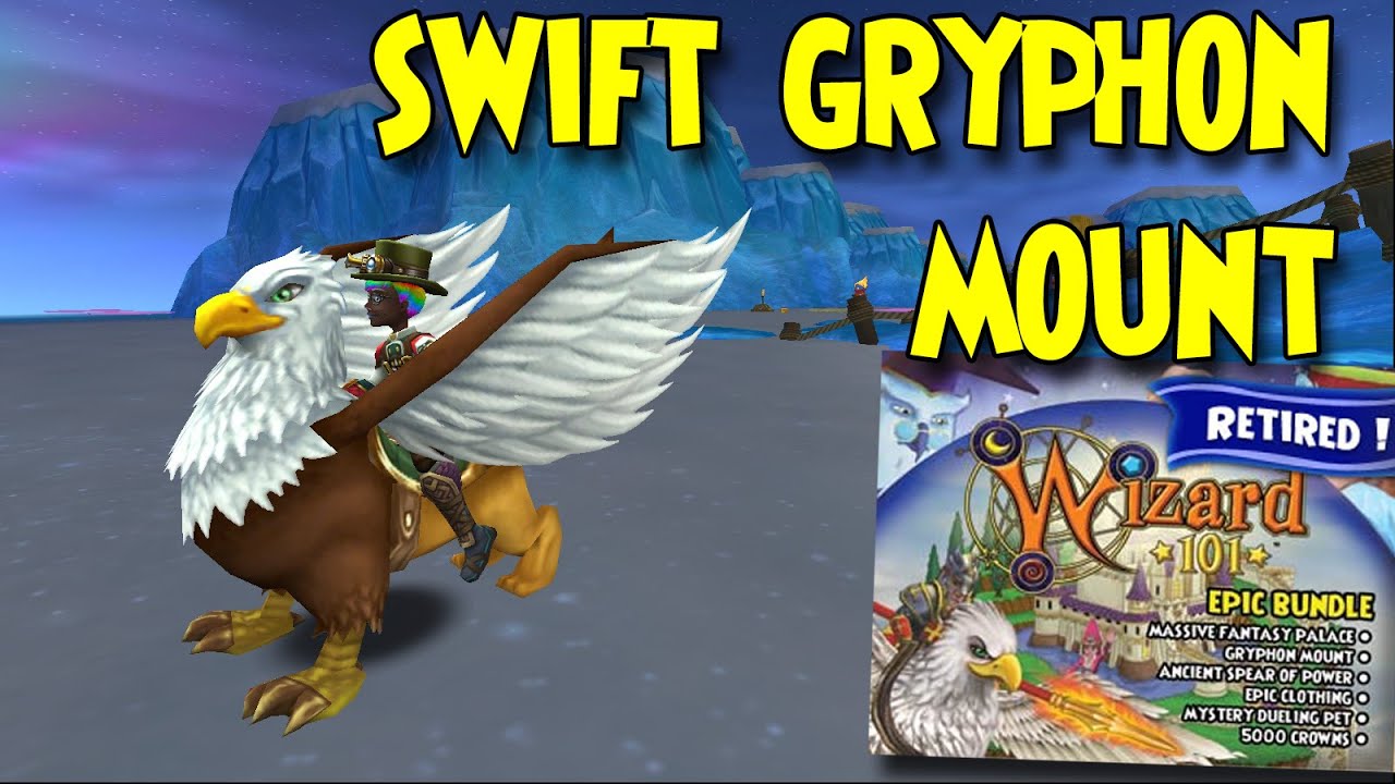 Wizard101 Swift Gryphon Mount Review Youtube