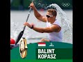 Balint Kopasz wins gold in the men's kayak single 1000m as HUNGARY take the first two spots on the p