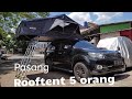 Rooftent Lokal rasa internasional || dipasang di Fortuner Vnt