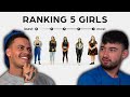 Ranking Women By Attractiveness - 5 Guys vs 5 Girls