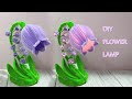 Diy Beautiful Handmade Pipe Cleaner Flower Lamp - Handmade Home Decor Gift -Pipe Cleaner Flower Lamp