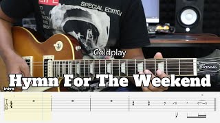 Hymn For The Weekend - Coldplay - Guitar Instrumental Cover + Tab