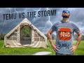 Temu Camping in a Thunderstorm! 30+ Items Reviewed!