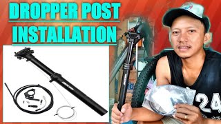 DROPPER POST INSTALLATION | ZOOM | HOW TO INSTALL DROPPER POST CABLE | ProjecTrebs #bikeservice