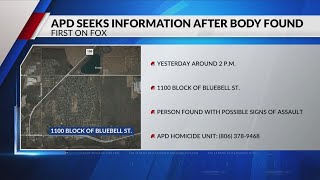 Amarillo Police investigating dead body found in NE Amarillo home