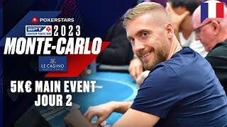 EPT Monte-Carlo 2023 5K€ MAIN EVENT - Jour 2 avec Benny & Yu ♠️ PokerStars en Français