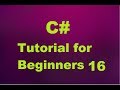 C# Tutorial for Beginners 16 - Constructor and Destructors in C#