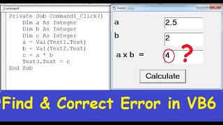 Debugging and Debugging Tools in VB6
