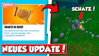 neues schatz in sicht update in fortnite neue schatzkarte in fortnite bestatigt - fortnite schatz messer