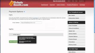 How to setup SagePay as a payment option on TicketyBooth