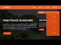 Responsive Navigation Menu Bar using HTML & CSS