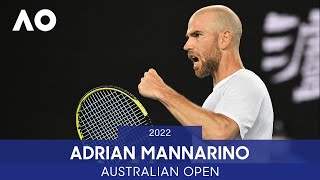 Double Tweener! Spectacular Point by Adrian Mannarino | Australian Open 2022