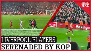 Liverpool Players SERENADED By Fans After Memorable Anfield Win | Liverpool 1-0 Manchester City