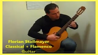 Rumba Flamenca, Romance anonymous, Malagueña, Tárrega Etude in E-minor Classical Flamenco Guitar
