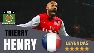 Thierry HENRY 🇫🇷 ⚽ La Mayor LEYENDA del ARSENAL y de la Premier League 🌟 Memorias del Fútbol