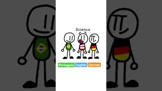 portugese vs english vs german