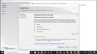Database Handling software installation Guide SQL server management studio express 2012