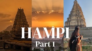 HAMPI VLOG 😎 | VIRUPAKSHA TEMPLE | MATANG HILL |  PART 1 | Vlog 10