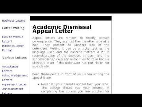 How To Write An Appeal Collection Letter How To Write An Appeal Collection Letter