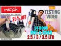 Milton Thermosteel 2.5 / 3 / 3.5 ltr Flask 24 Hour True Test Video | Milton Thermosteel Flask