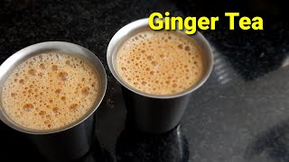 My Ginger tea recipe ☕/Best remedie for headache..../simple milk Ginger tea 🍵