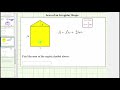 Ex Area of a Polygon by Decomposing Area Triangle Rectangle I