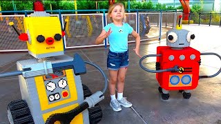 Kids Diana Show 1 Hour |  Diana and Roma in Legoland! Dubai Amusement Park Family Fun for kids