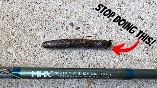 90% Of Anglers Fish A Ned Rig Wrong!  Try These Retrieves!