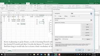 logarithmic models in Excel