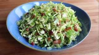 Brussels Sprouts with Warm Bacon Dressing - Thanksgiving Side Dish Recipe