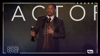Will Smith: Award Acceptance Speech | 27th Critics Choice Awards | TBS