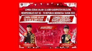 Lomba Gerak Jalan 8 Km Tingkat SMP Tahun 2023