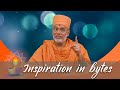 Inspiration in Bytes: P. Gnanvatsaldas Swami: Attitude is Everything