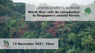 NParks OneMillionTrees webinar | Worth their Salt: An Introduction to Singapore’s Coastal Forests