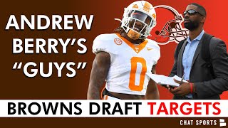 Browns GM Andrew Berry’s TOP Draft Targets For 2024 NFL Draft Based On Berry’s D