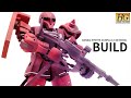 HG GTO 1/144 CHAR'S ZAKU 1 ASMR & CUSTOM PAINTING BUILD