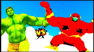 Flash Gorilla vs Hulk -  Epic Battle @KjraGaming