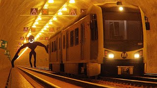 Backrooms Hub but it's a TRAIN STATION