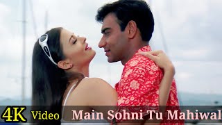Main Sohni Tu Mahiwal 4K Video Song | Sanjay Dutt | Ajay Devgn | Aishwariya Rai | Vinod Rathod HD