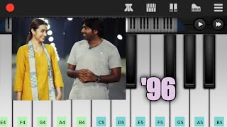 Kadhalae kadhalae song | 96 movie | piano notes | Vijay Sethupathi | Trisha