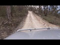 Access road to McIntyres campground in Brindabella National Park (unedited footage)