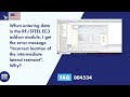 [EN] FAQ 004534 | When entering data in the RF‑/STEEL EC3 add-on module, I get the error message...
