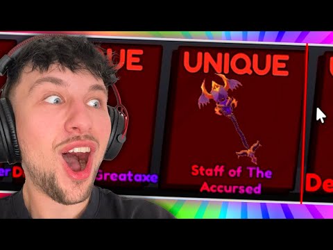 I UNBOXED STAFF OF THE ACCURSED IN ROBLOX BLADE BALL