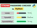 Check the Strength of any Password using Python Regex | Password Strength Checker in Python |PySeek