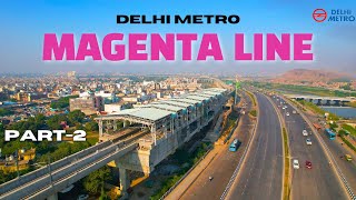 Delhi Metro Magenta Line : मजलिस पार्क से पीतमपुरा | October 2024 Progress 😍 #detoxtraveller