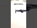 Performa #drone SJRC F11 Pro 4K jika terbang rendah