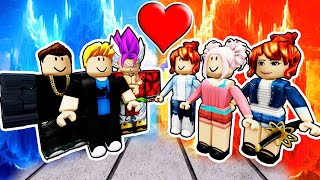 THE STRONGEST BATTLEGROUNDS : THE BACON HAIR PROTECT YOUR GIRLFRIEND | Roblox Games