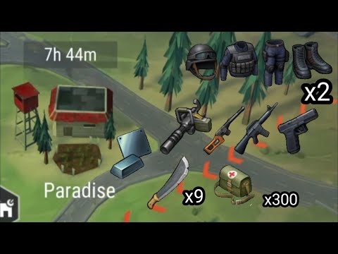 LDoE Raid Base Paradise ¡300 botiquines, 9 machetes, armas y más! Último día en la Tierra: supervivencia