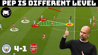 How Pep Guardiola Destroyed Arsenal | Tactical Analysis Manchester City 4-1 Arsenal |